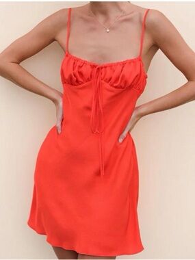 Ciao Lucia Sara Dress in Poppy (Red)